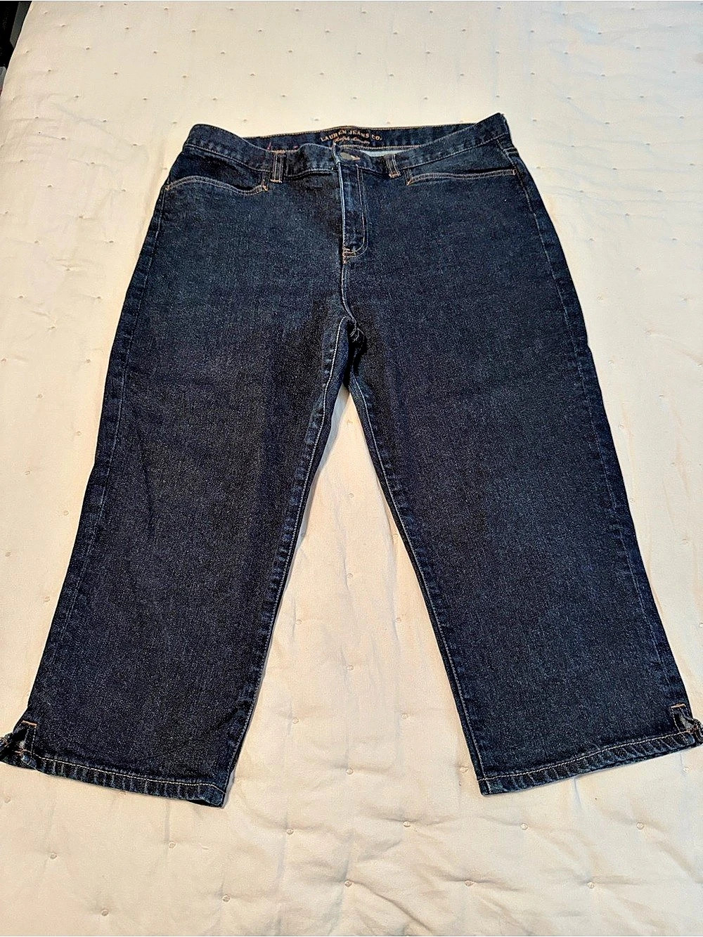 Lauren Ralph Lauren Jeans Co. capri jeans in Blue Waist 14